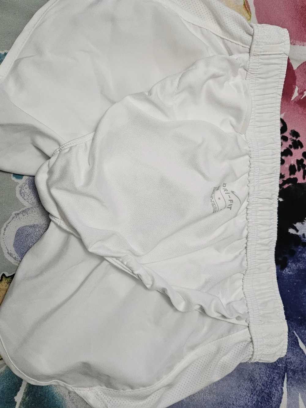 Nike Women's White Dri-FIT Running Shorts